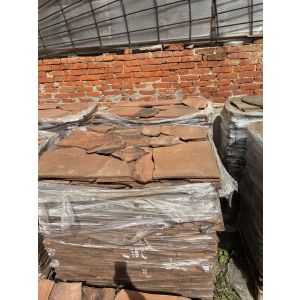 Камень природный теракотово-красный для облицовки толщина 1-1,5см